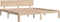 vidaXL - Bedframe - massief - hout - 180x200 - cm