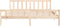 vidaXL - Bedframe - massief - hout - 180x200 - cm