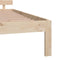 vidaXL - Bedframe - massief - hout - 180x200 - cm