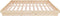 vidaXL - Bedframe - massief - hout - 180x200 - cm