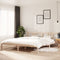 vidaXL - Bedframe - massief - hout - 180x200 - cm - Super - King - Size