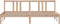 vidaXL - Bedframe - massief - hout - 180x200 - cm - Super - King - Size