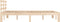 vidaXL - Bedframe - massief - hout - 180x200 - cm - Super - King - Size