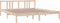 vidaXL - Bedframe - massief - hout - 180x200 - cm - Super - King - Size