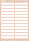 vidaXL - Bedframe - massief - hout - 200x200 - cm