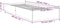 vidaXL - Bedframe - massief - hout - 75x19 - cm