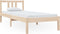 vidaXL - Bedframe - massief - hout - 75x190 - cm
