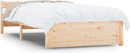 vidaXL - Bedframe - massief - hout - 75x190 - cm