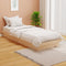 vidaXL - Bedframe - massief - hout - 75x190 - cm