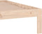 vidaXL - Bedframe - massief - hout - 75x190 - cm