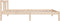 vidaXL - Bedframe - massief - hout - 75x190 - cm