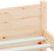 vidaXL - Bedframe - massief - hout - 75x190 - cm