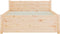vidaXL - Bedframe - massief - hout - 75x190 - cm