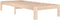 vidaXL - Bedframe - massief - hout - 75x190 - cm