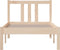 vidaXL - Bedframe - massief - hout - 75x190 - cm