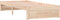 vidaXL - Bedframe - massief - hout - 75x190 - cm