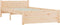vidaXL - Bedframe - massief - hout - 75x190 - cm