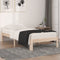 vidaXL - Bedframe - massief - hout - 90x190 - cm - Single