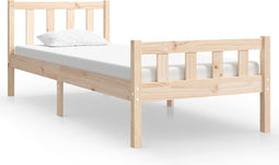 vidaXL - Bedframe - massief - hout - 90x190 - cm