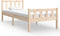 vidaXL - Bedframe - massief - hout - 90x190 - cm