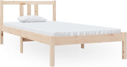 vidaXL - Bedframe - massief - hout - 90x190 - cm