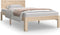 vidaXL - Bedframe - massief - hout - 90x190 - cm