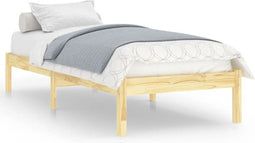 vidaXL - Bedframe - massief - hout - 90x190 - cm
