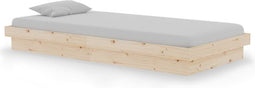 vidaXL - Bedframe - massief - hout - 90x190 - cm