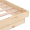 vidaXL - Bedframe - massief - hout - 90x190 - cm
