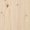 vidaXL - Bedframe - massief - hout - 90x190 - cm