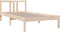 vidaXL - Bedframe - massief - hout - 90x190 - cm