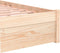 vidaXL - Bedframe - massief - hout - 90x190 - cm