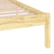 vidaXL - Bedframe - massief - hout - 90x190 - cm