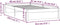 vidaXL - Bedframe - massief - hout - 90x190 - cm