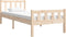 vidaXL - Bedframe - massief - hout - 90x190 - cm
