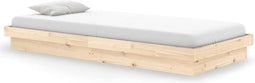 vidaXL - Bedframe - massief - hout - 90x200 - cm