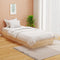vidaXL - Bedframe - massief - hout - 90x200 - cm