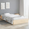 vidaXL - Bedframe - massief - hout - 90x200 - cm