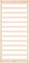 vidaXL - Bedframe - massief - hout - 90x200 - cm