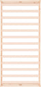 vidaXL - Bedframe - massief - hout - 90x200 - cm