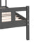 vidaXL - Bedframe - massief - hout - grijs - 100x200 - cm