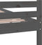 vidaXL - Bedframe - massief - hout - grijs - 100x200 - cm