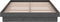 vidaXL - Bedframe - massief - hout - grijs - 120x190 - cm