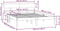 vidaXL - Bedframe - massief - hout - grijs - 120x190 - cm