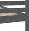 vidaXL - Bedframe - massief - hout - grijs - 120x200 - cm