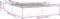vidaXL - Bedframe - massief - hout - grijs - 135x190 - cm