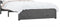 vidaXL - Bedframe - massief - hout - grijs - 135x190 - cm