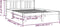 vidaXL - Bedframe - massief - hout - grijs - 135x190 - cm