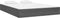 vidaXL - Bedframe - massief - hout - grijs - 135x190 - cm