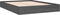 vidaXL - Bedframe - massief - hout - grijs - 135x190 - cm